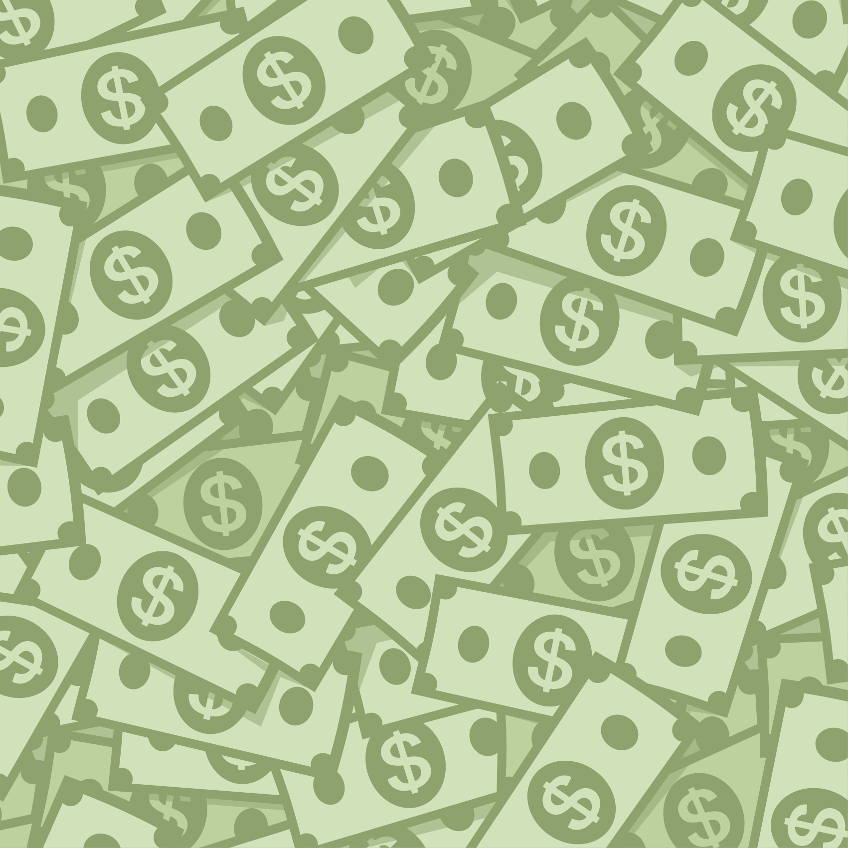 Pénzminta vinil szőnyeg szüret - TenStickers