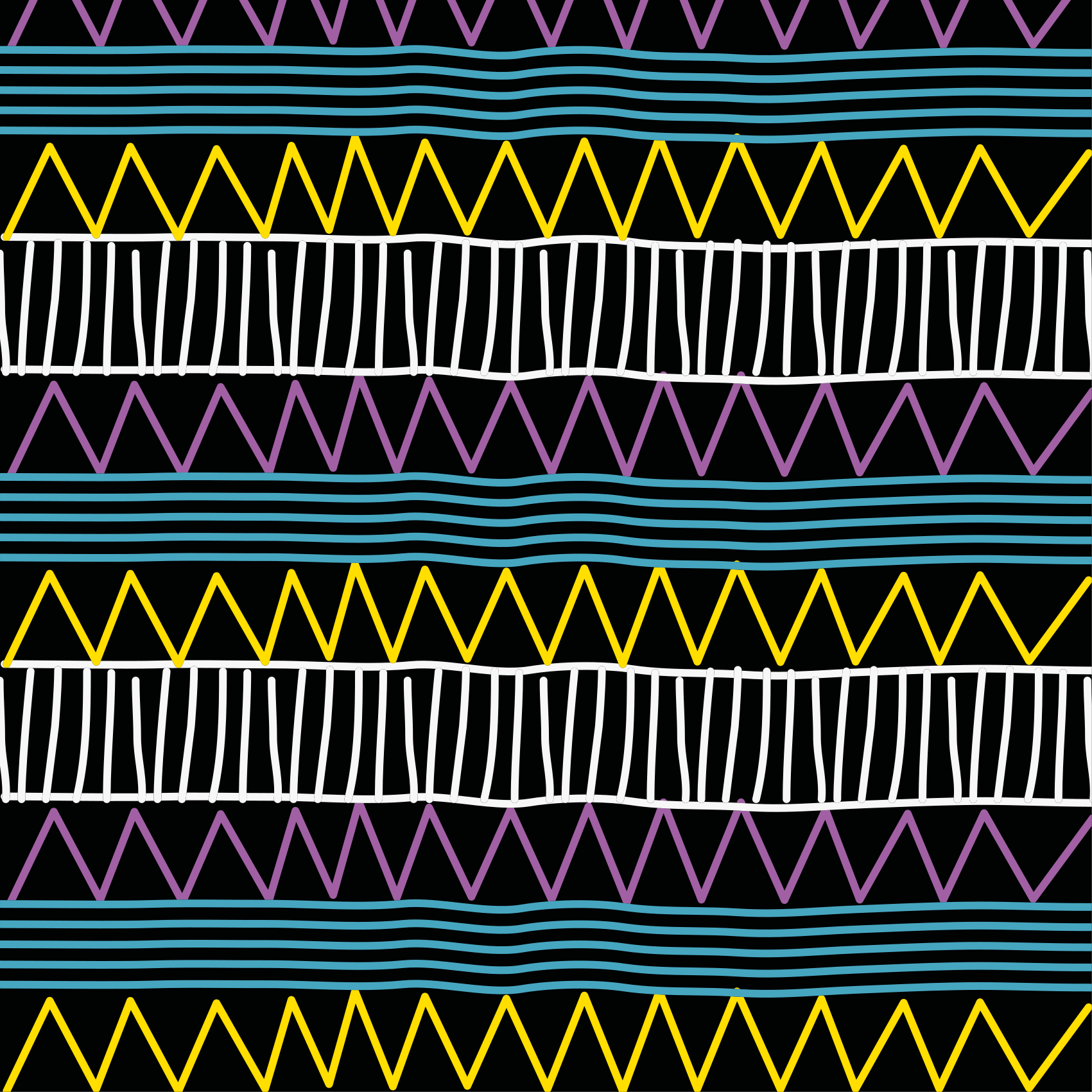 Színes mintajáték vinil szőnyeg geometriai - TenStickers