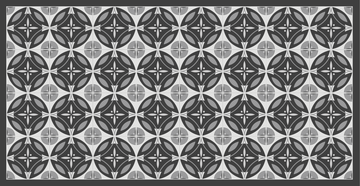 Kifinomult monokróm motívum Márvány vinil szőnyeg - TenStickers