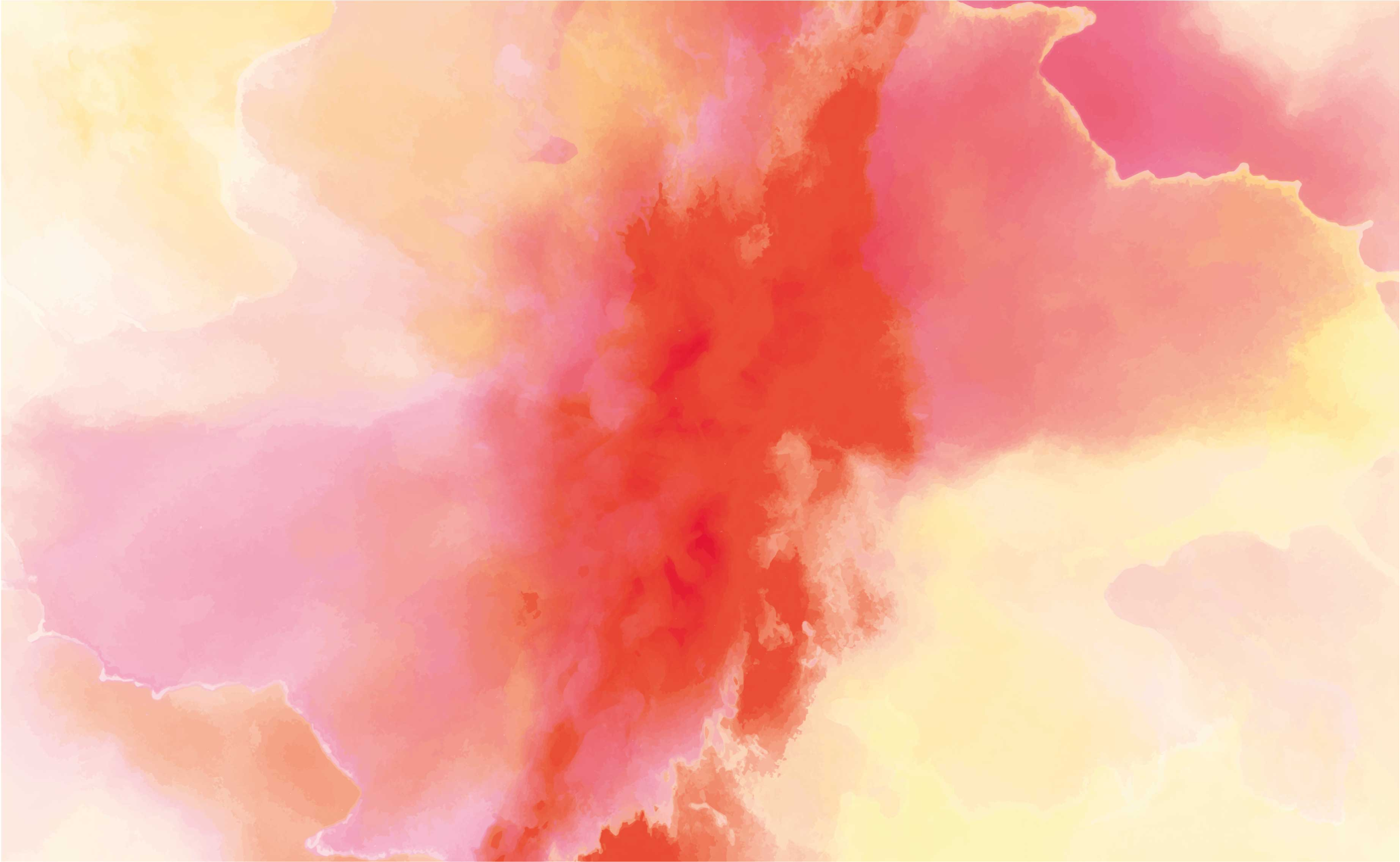 Akvarell piros színátmenet füstrobbanás szőnyeg - TenStickers