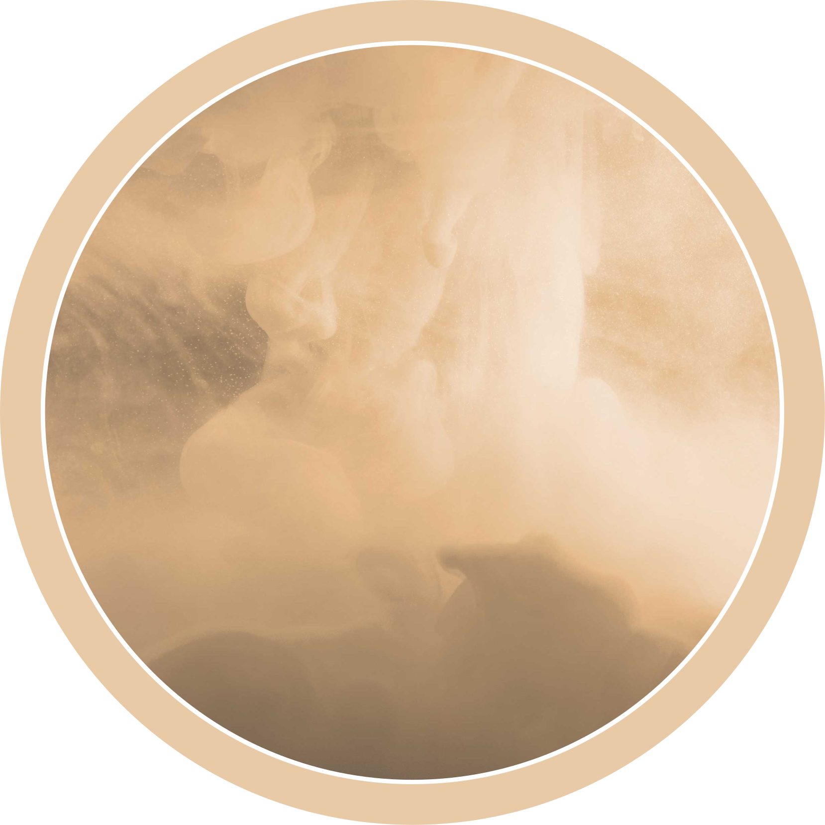 Lágy krémszínű hullámok vinil szőnyeg fürdő esetében - TenStickers