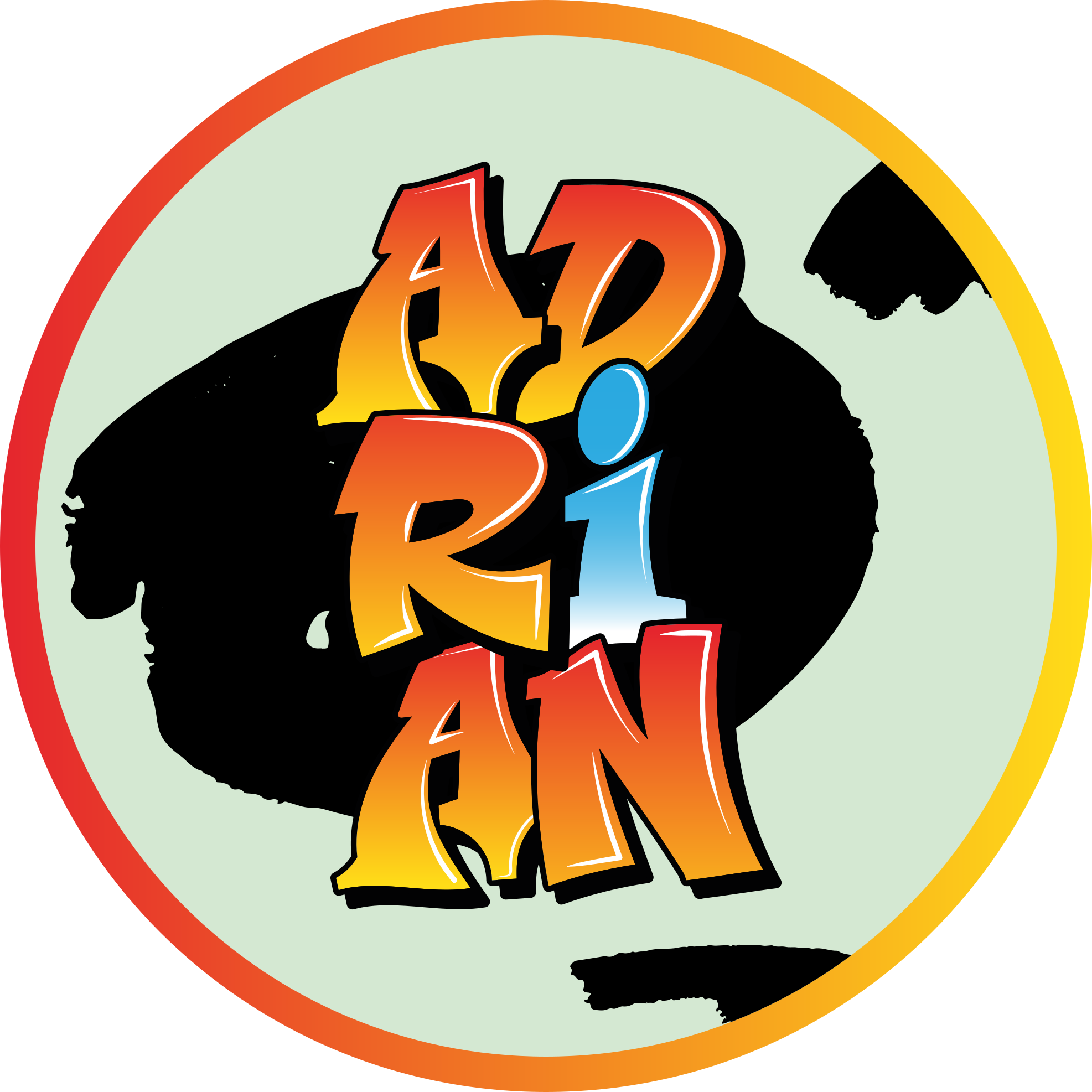 Színes névdizájn Vinil szőnyeg nevekkel - TenStickers