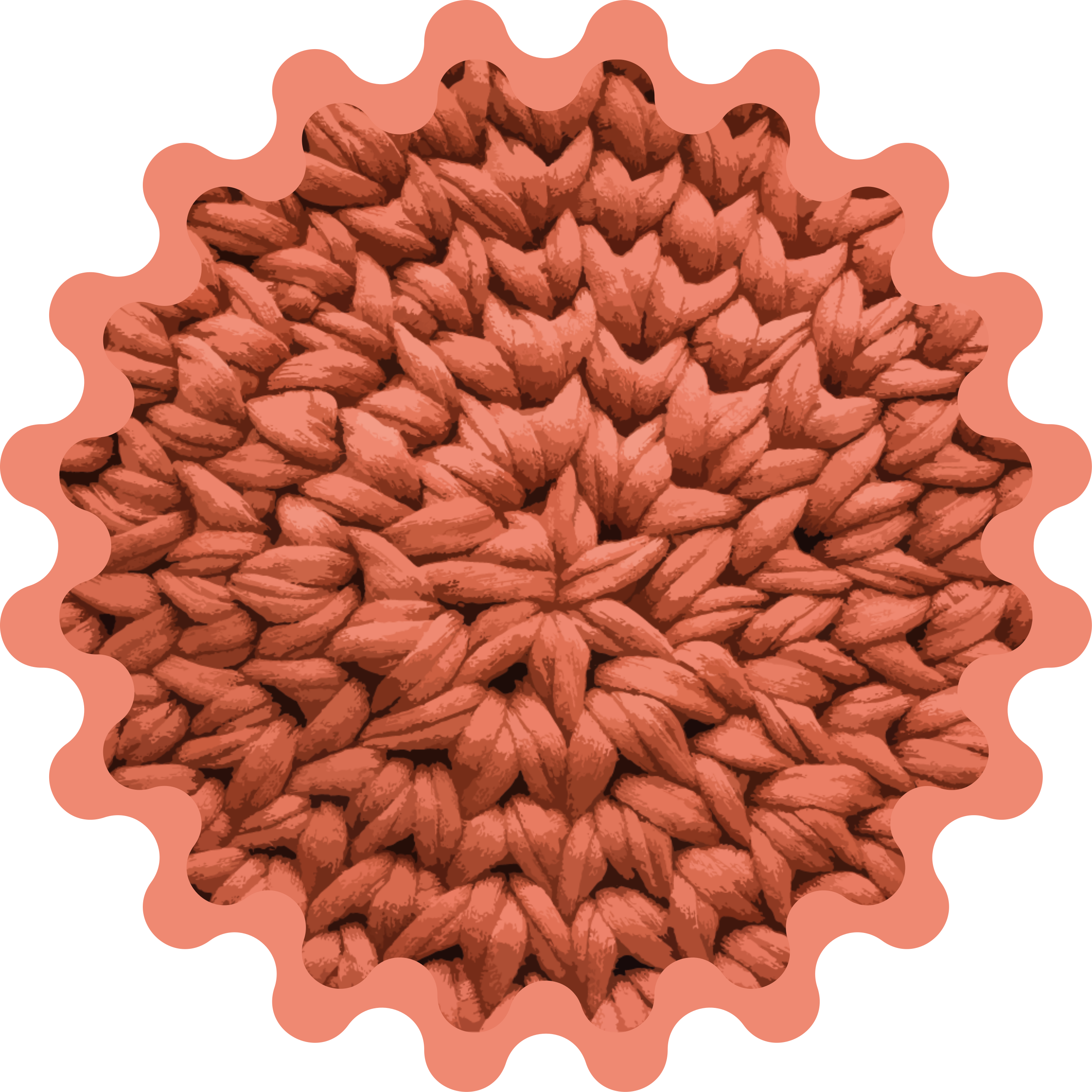 Levélmintás vinil szőnyeg természet - TenStickers