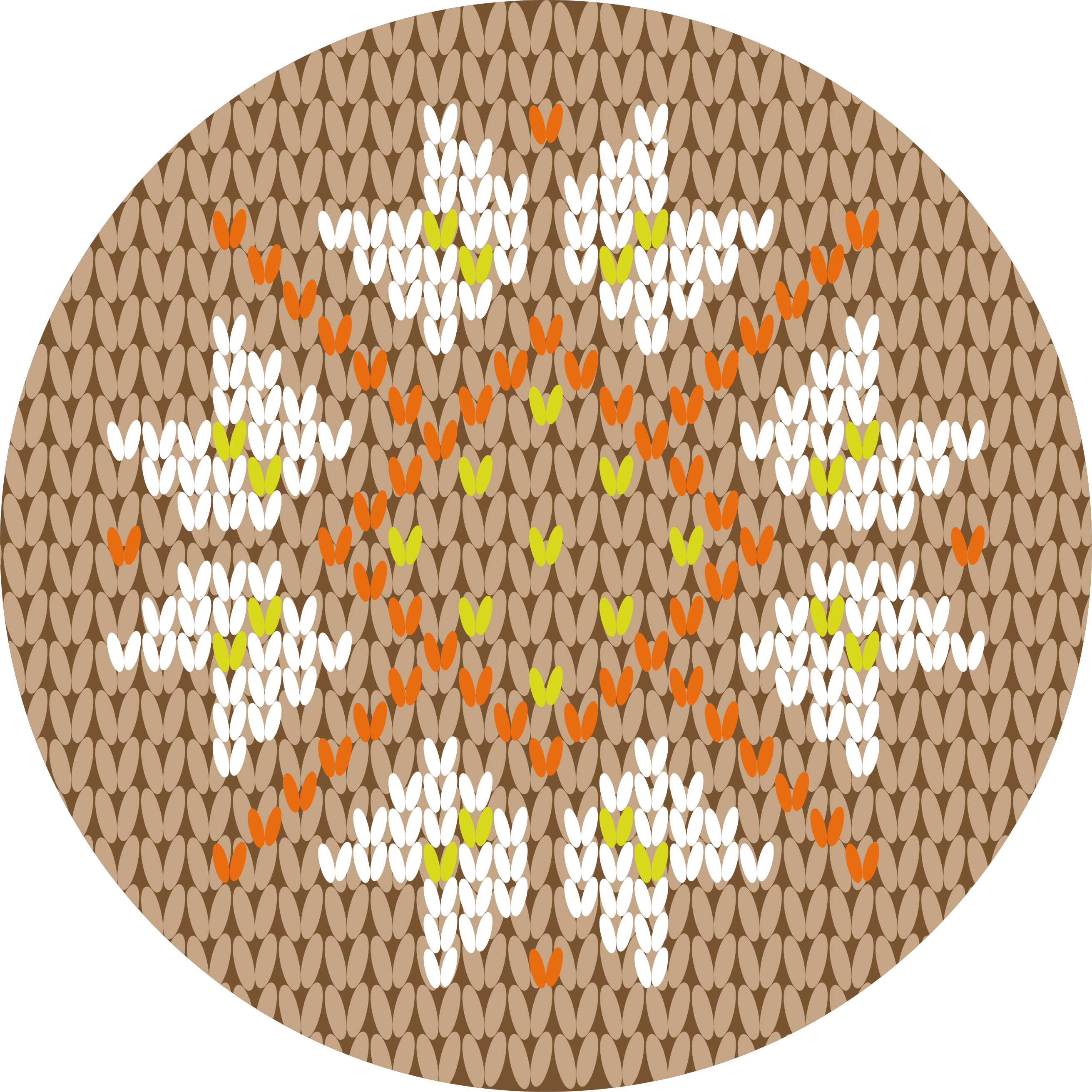 Virágos díszítésű stílusban Vinil szőnyeg előszoba - TenStickers