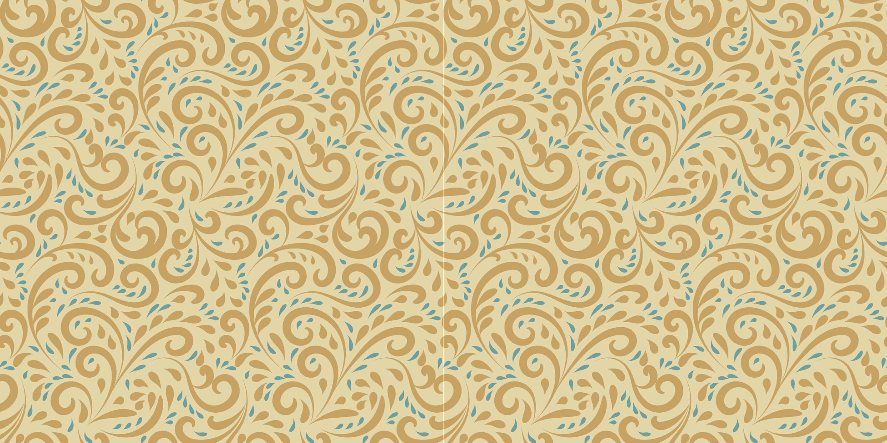 Botanikai örvény elem vinil szőnyeg virágok és növények - TenStickers