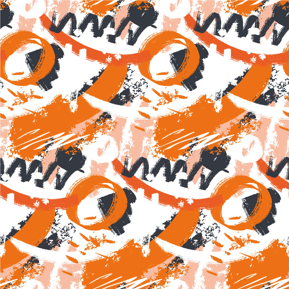 Absztrakt formák robbanása vinil szőnyeg modern - TenStickers