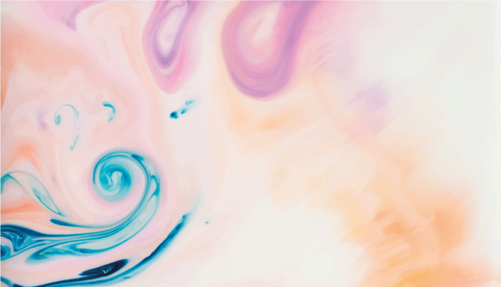 Pasztell színek márvány hatású festmény modern szőnyeg - TenStickers