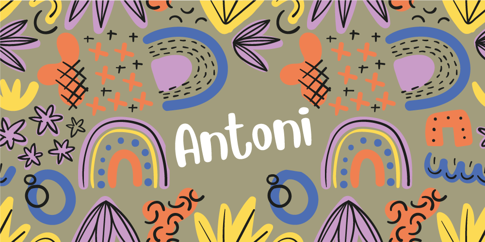 Színes szivárvány minták vinil szőnyeg mások - TenStickers