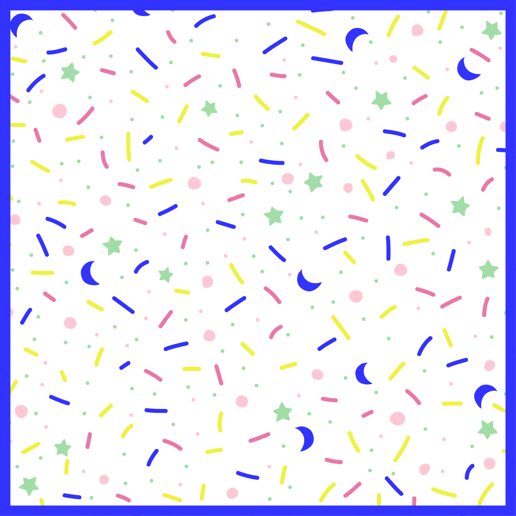 Fél színes formák vinil szőnyeg mások - TenStickers