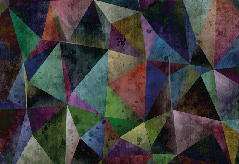 Picasso stílusú színmélység minta modern szőnyeg - TenStickers