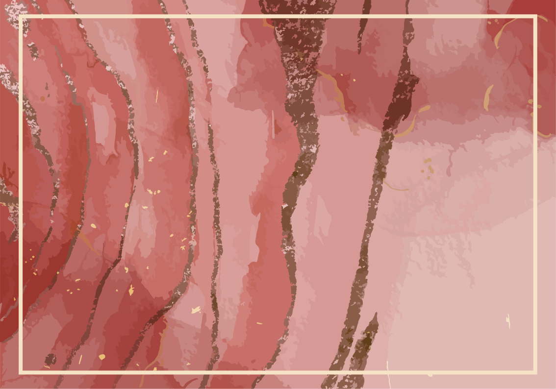 Csillogó rózsaszín akvarell hálószobai szőnyeg - TenStickers