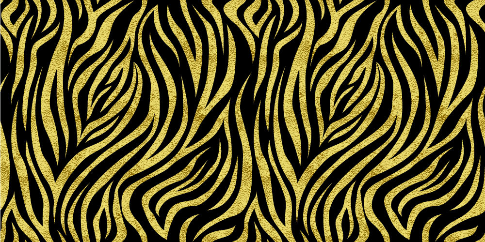 Arany zebra minta zebra állati szőnyeg - TenStickers