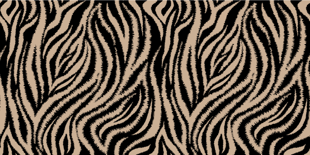 Zebra csíkos mintás vinil szőnyeg állatnyomat - TenStickers
