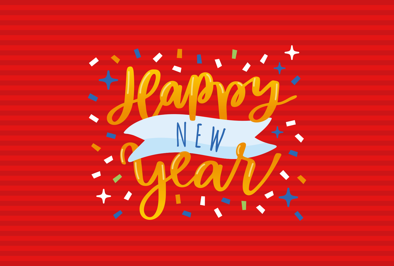 újévi ünnepség vinil szőnyeg karácsony - TenStickers