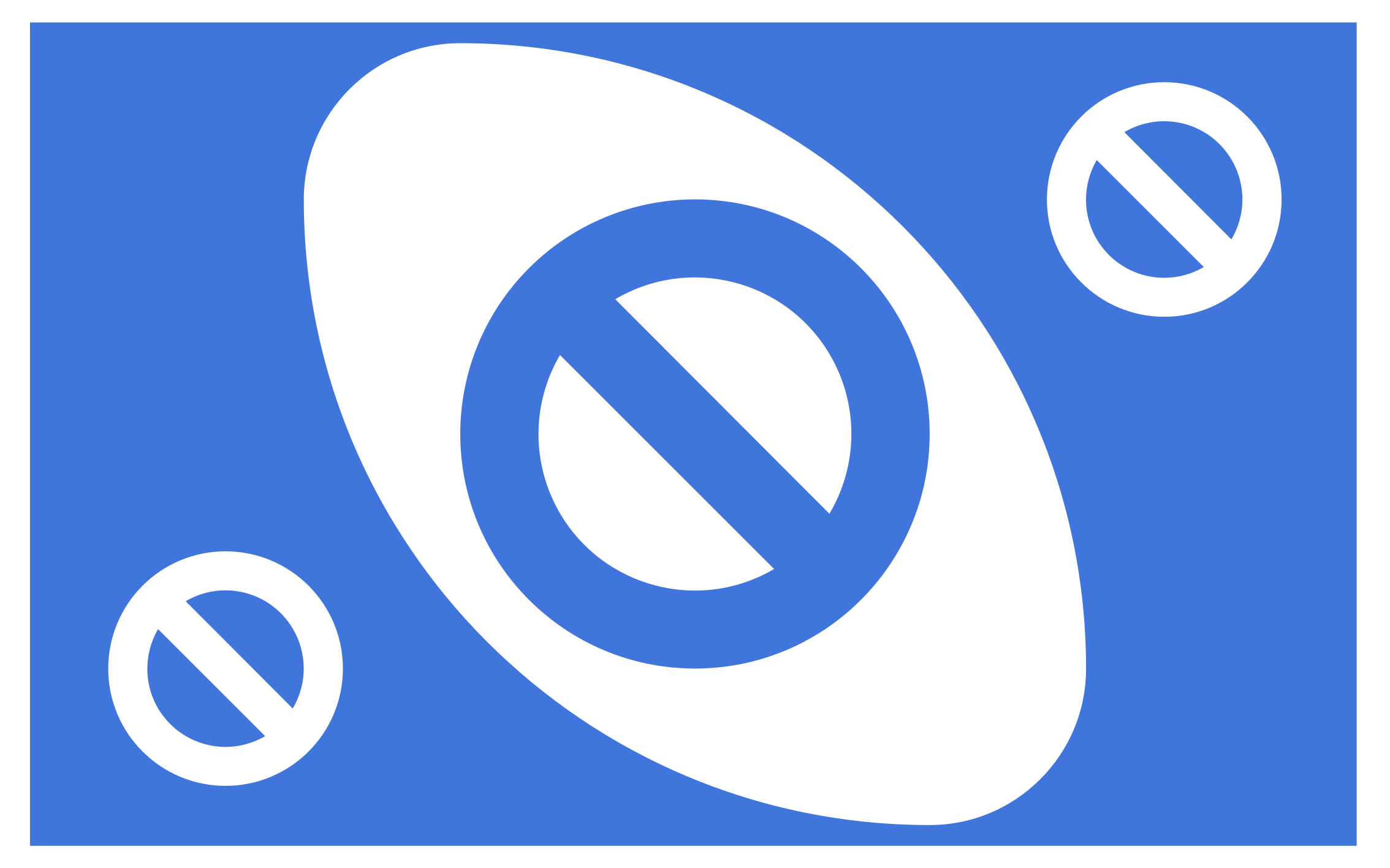 Kék kör grafika vinil szőnyeg mások - TenStickers