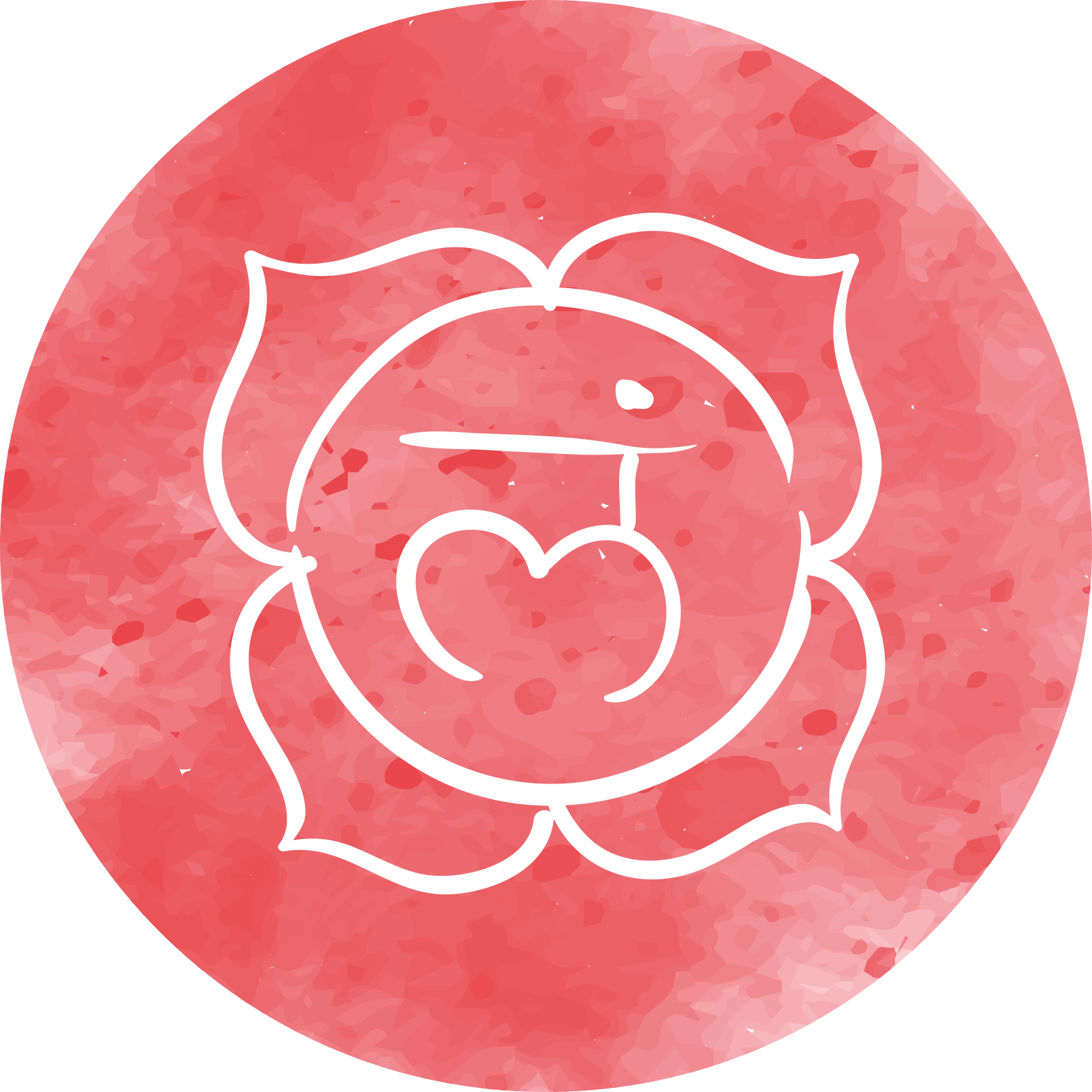 Kör alakú rózsa design vinil szőnyeg mandala - TenStickers