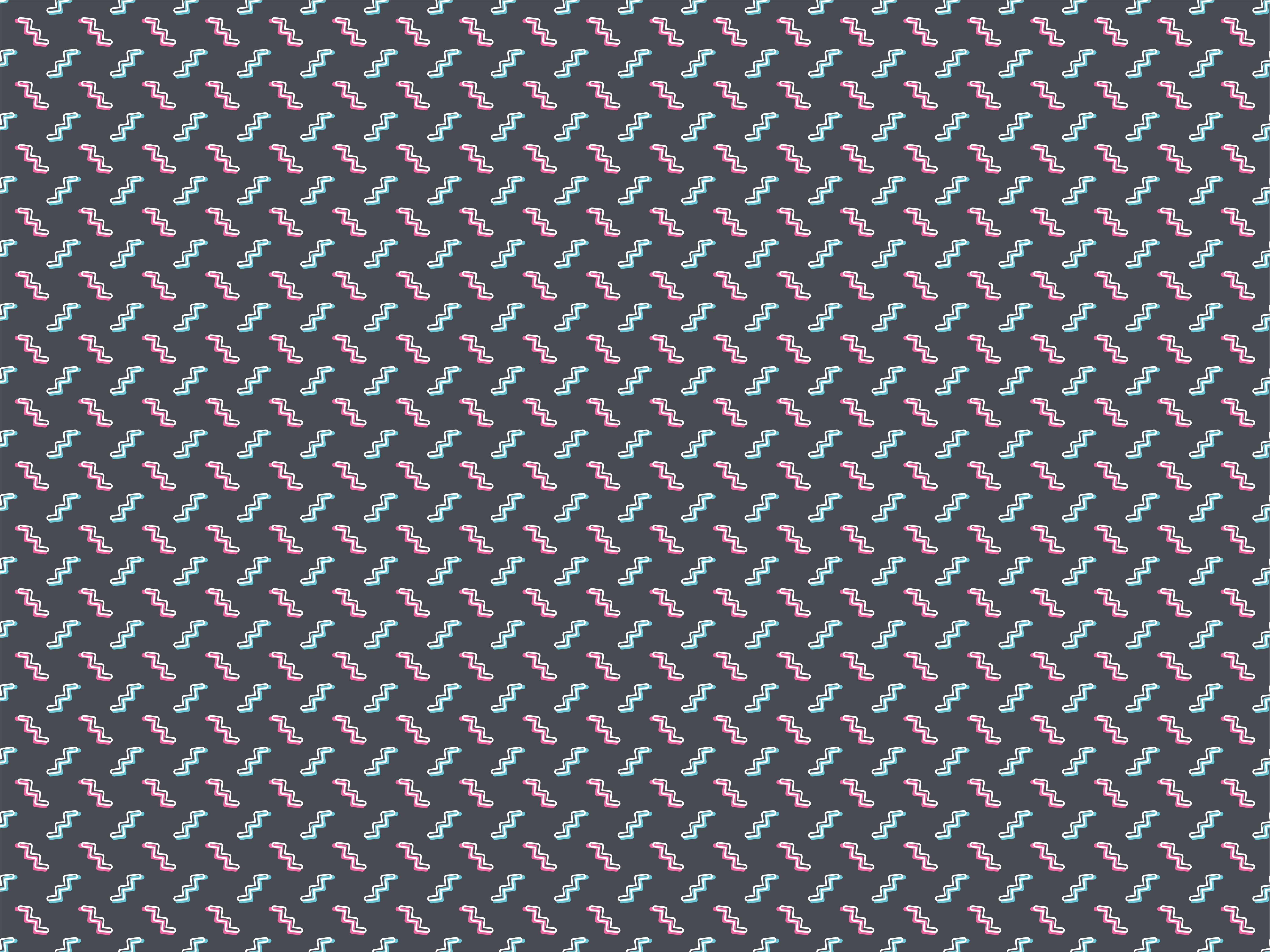 Színes hullámos formák vinil szőnyeg mások - TenStickers