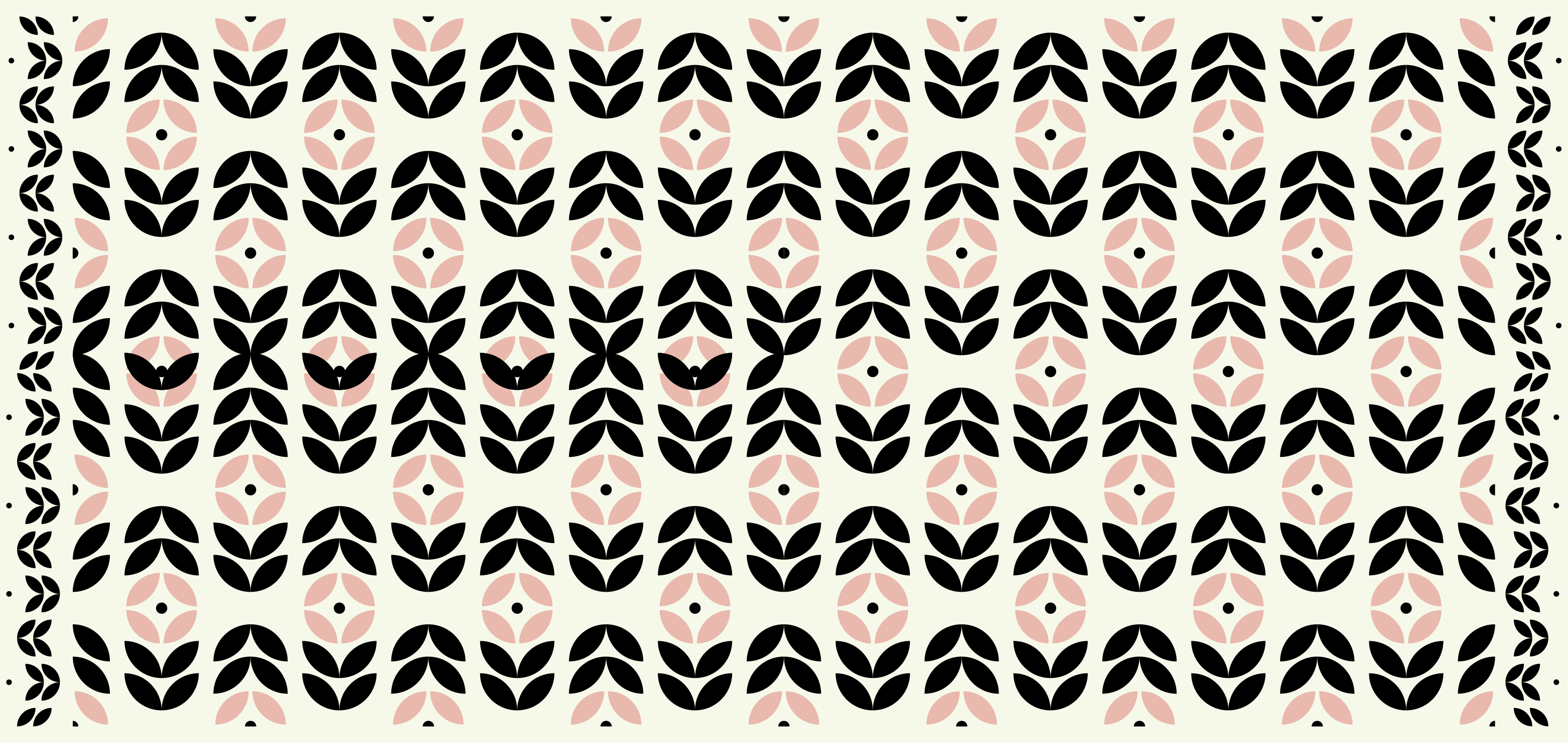 Virágos geometrikus motívum vinil szőnyeg modern - TenStickers