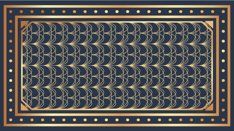 Elegáns hullámminták vinil szőnyeg geometriai - TenStickers