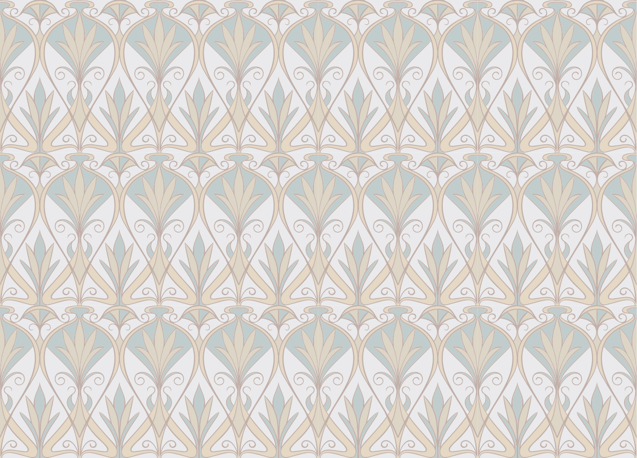 Elegáns virágos inspiráció vinil szőnyeg minimalista - TenStickers