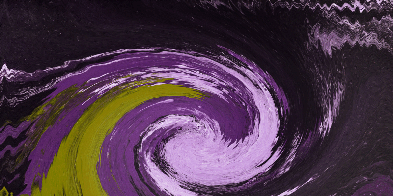 Spirális színáramlatok vinil szőnyeg tinik - TenStickers