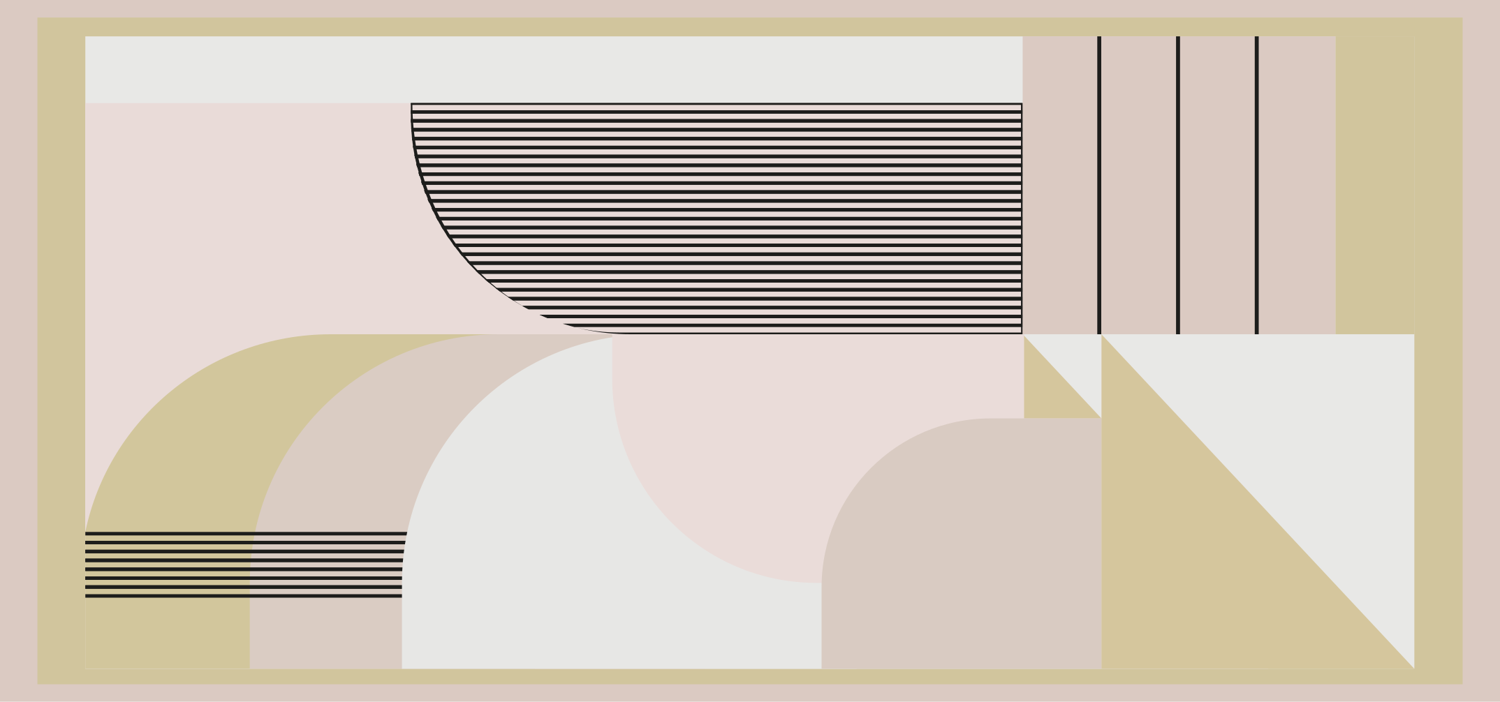 Absztrakt geometriai rétegek vinil szőnyeg modern - TenStickers