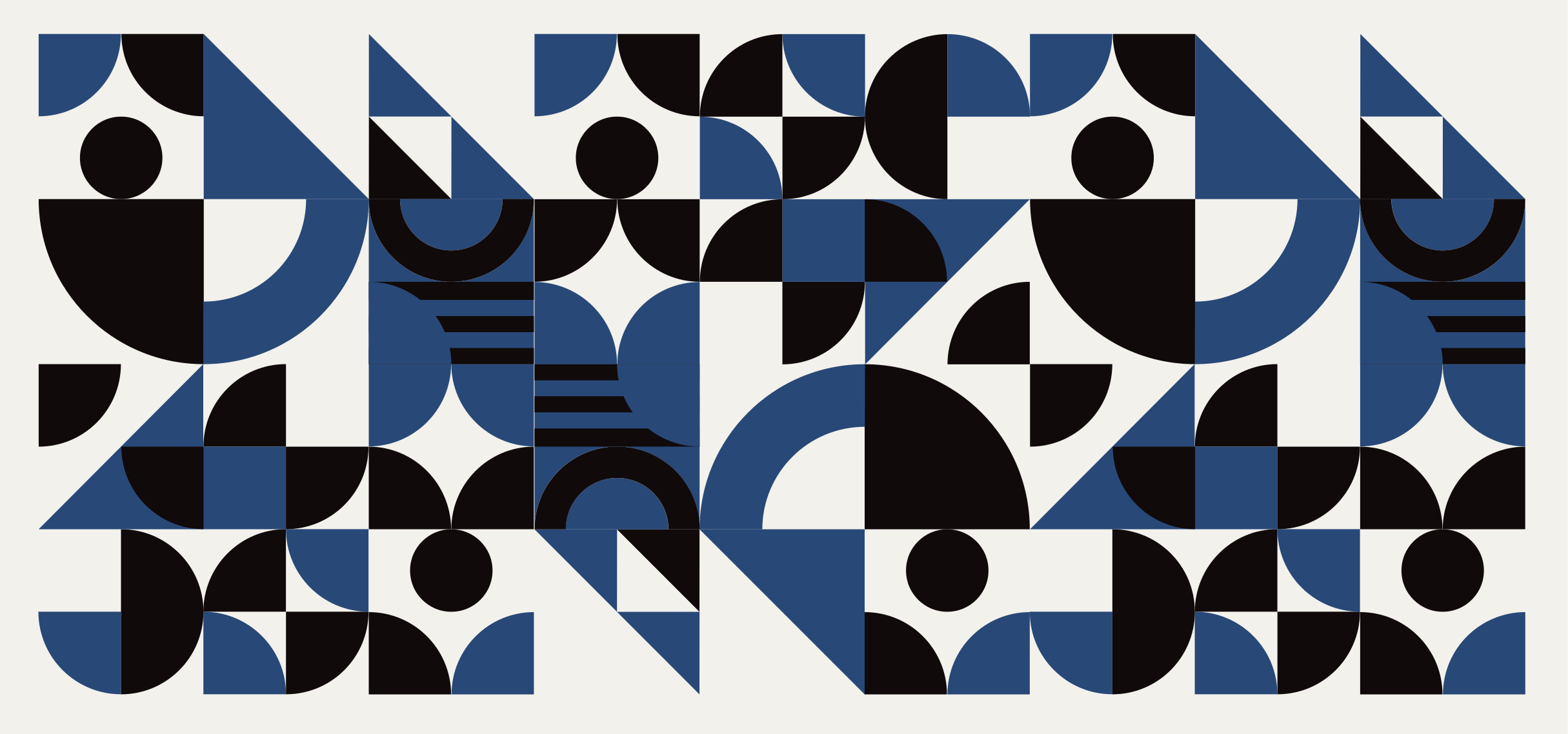 Kék és fekete puzzle városi design szőnyeg - TenStickers