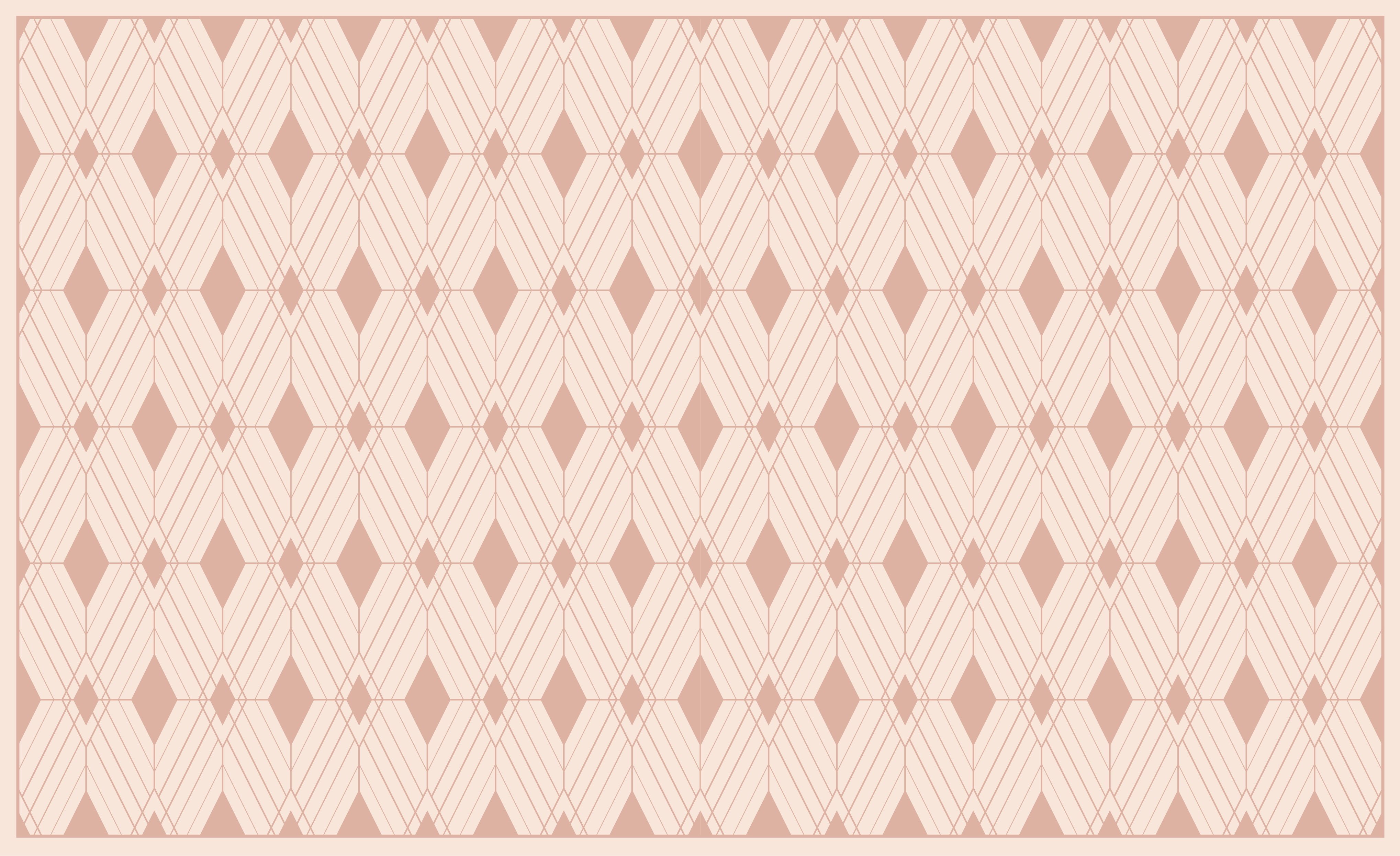 Geometrikus gyémánt motívum vinil szőnyeg modern - TenStickers