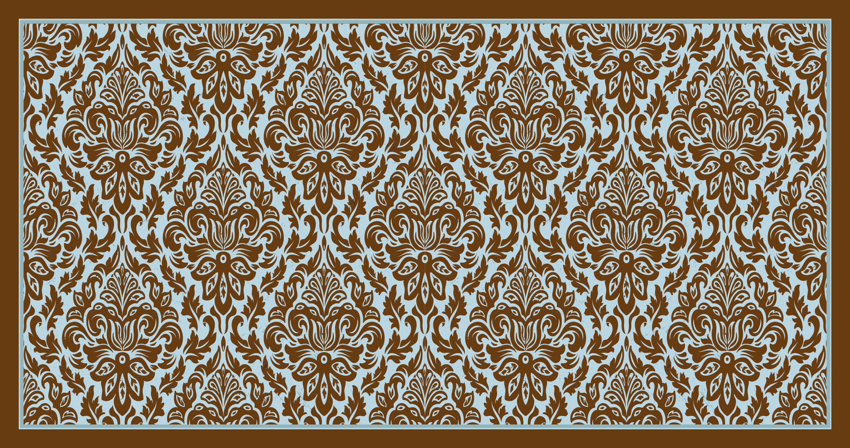 Elegáns virágkompozíció vinil szőnyeg szüret - TenStickers