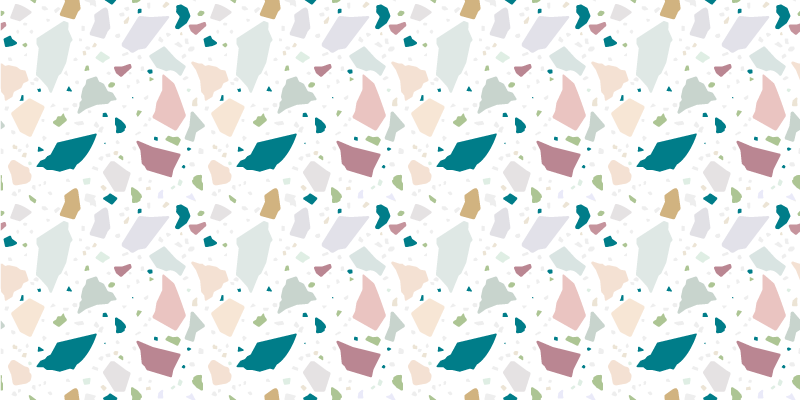 Mediterrán terrazzo mintás nappali szőnyeg - TenStickers