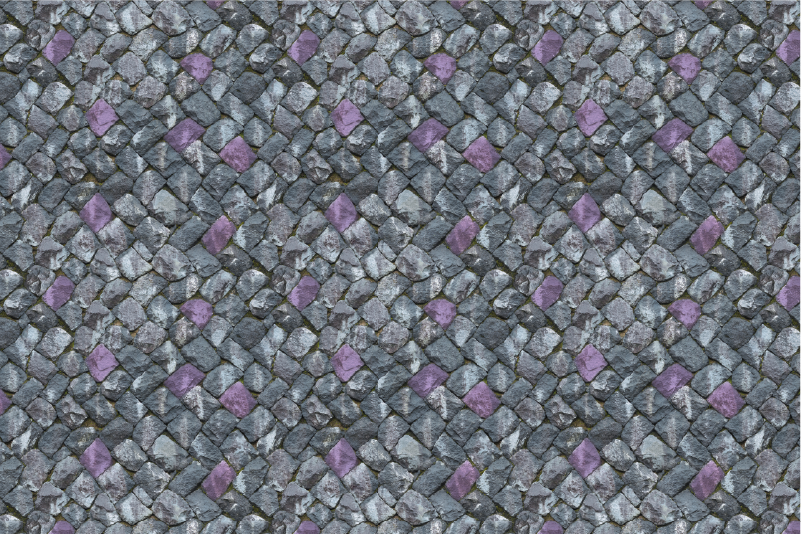 Szürke burkolatú sétány vinil szőnyeg kőhatás - TenStickers