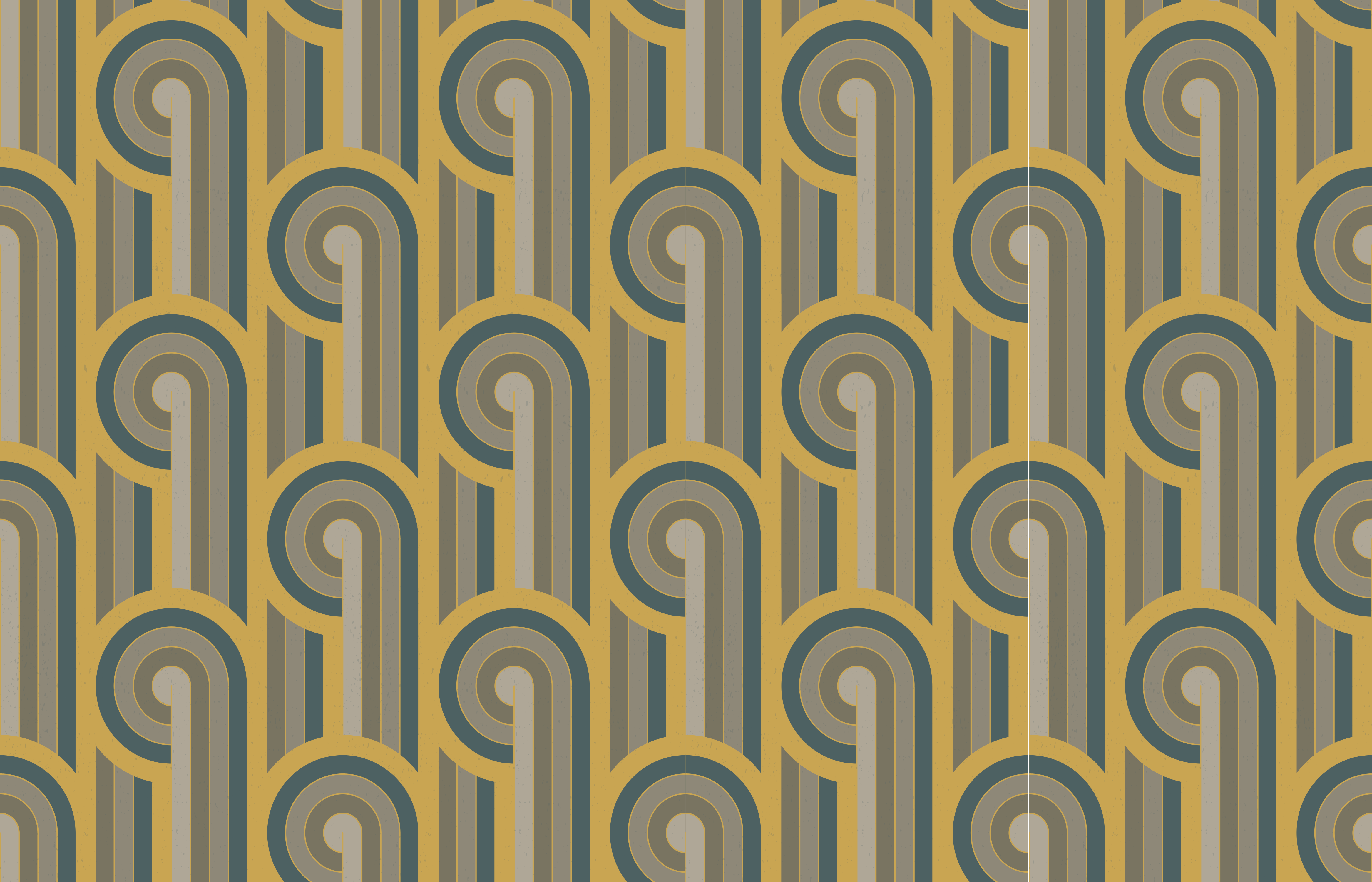 Geometrikus minta elegancia vinil szőnyeg szüret - TenStickers