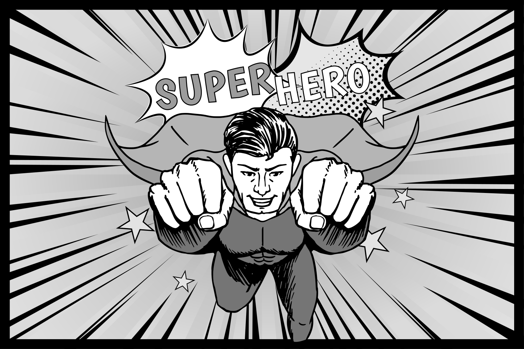 Fantasztikus szuperhős design gyerek vinil szőnyeg - TenStickers