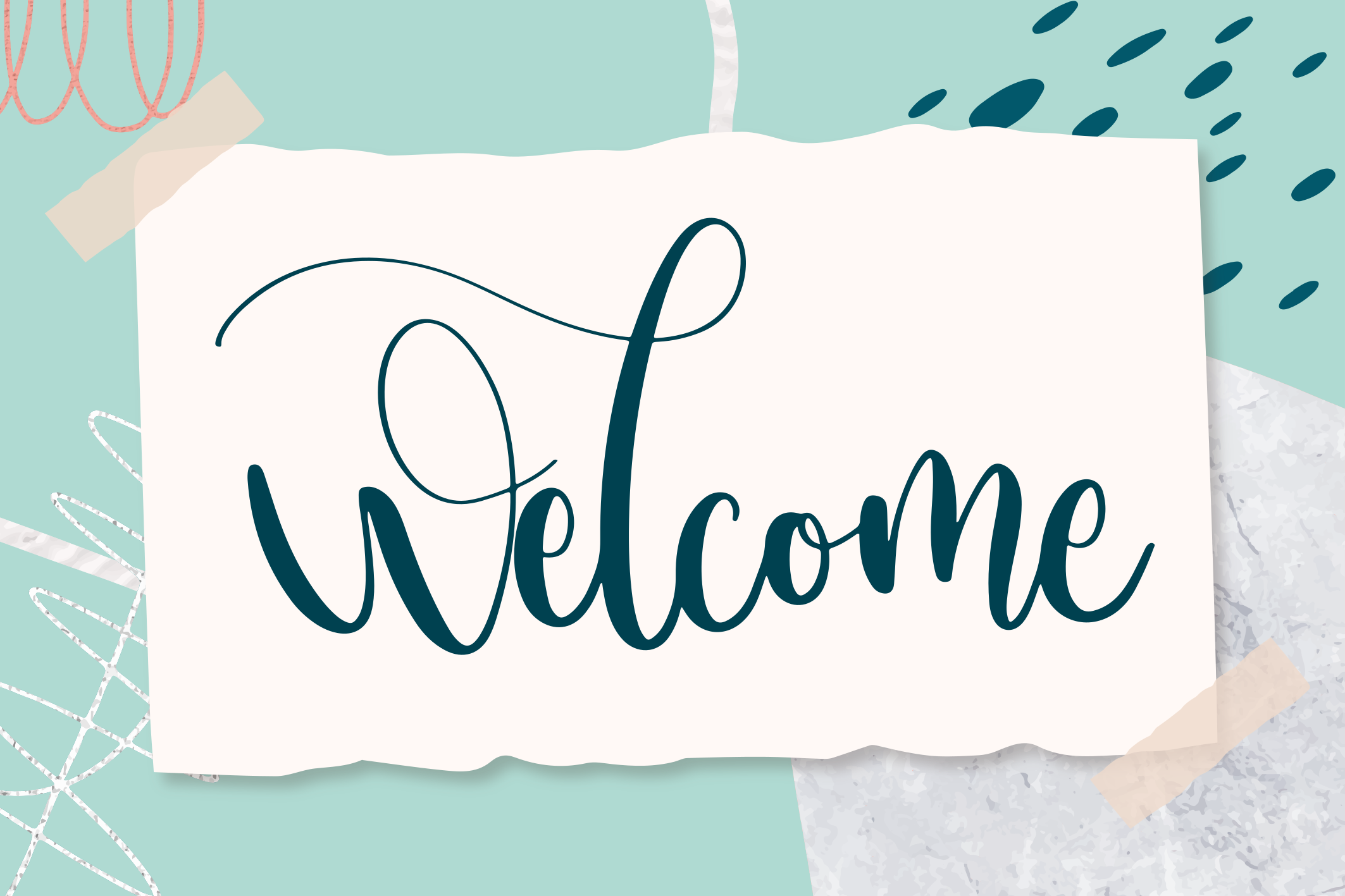 üdvözlő sorok előszoba csempe - TenStickers