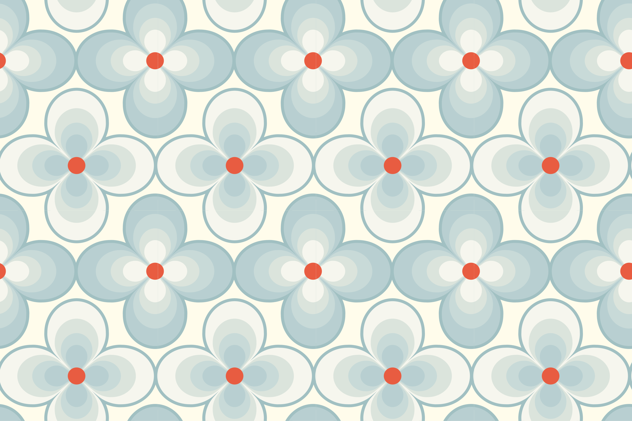 vinil szőnyeg csempe hatás geometrikus virágmintás - TenStickers