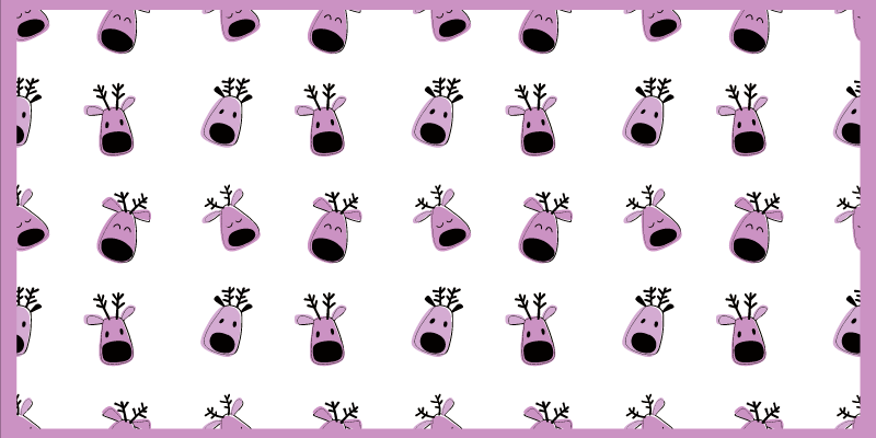 vinil szőnyeg óvodák rénszarvas illusztrációk - TenStickers