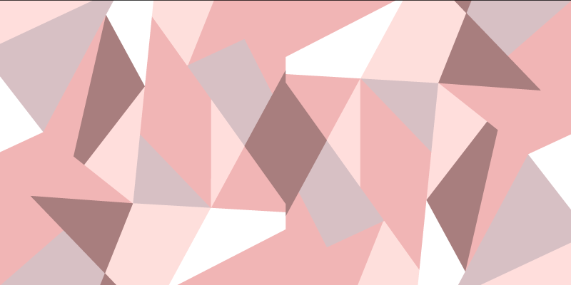 Geometrikus rosa háromszög mintás geometrikus szőnyegek - TenStickers