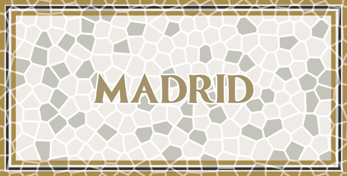 Madrid római mozaik egyedi szőnyeg - TenStickers