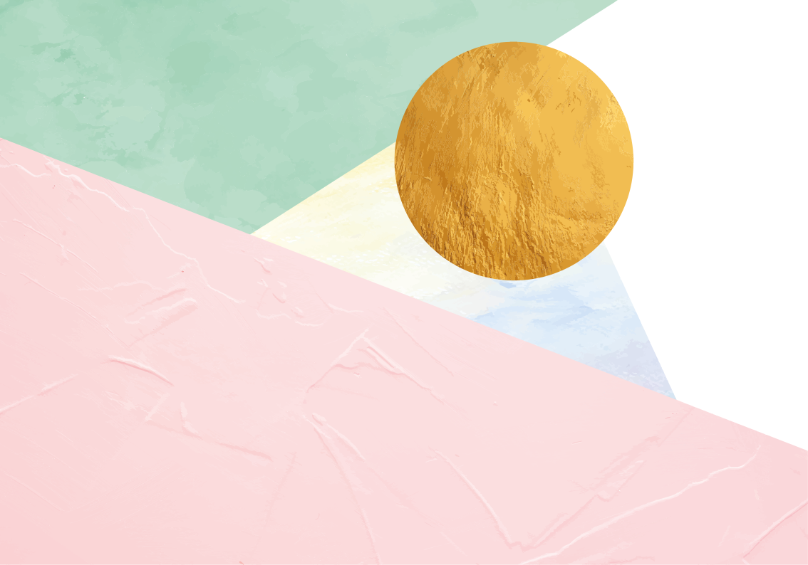 vinil szőnyeg geometriai geometrikus pasztell formák - TenStickers