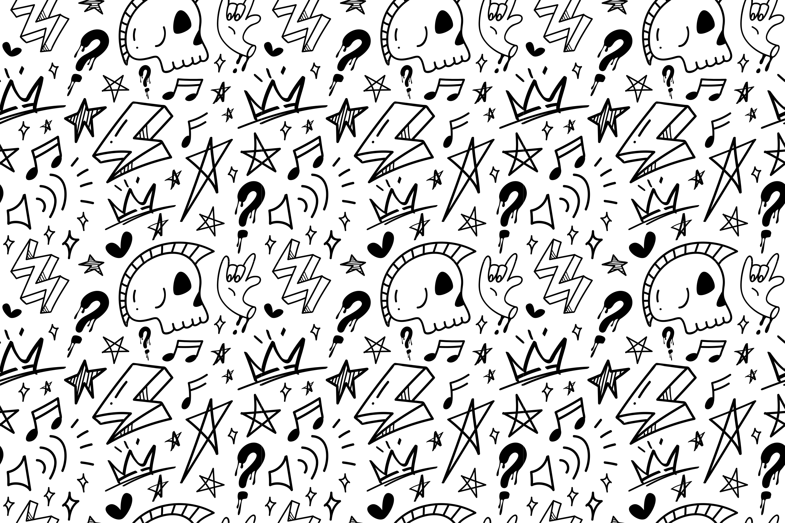 vinil szőnyeg tinik eklektikus tini minták - TenStickers