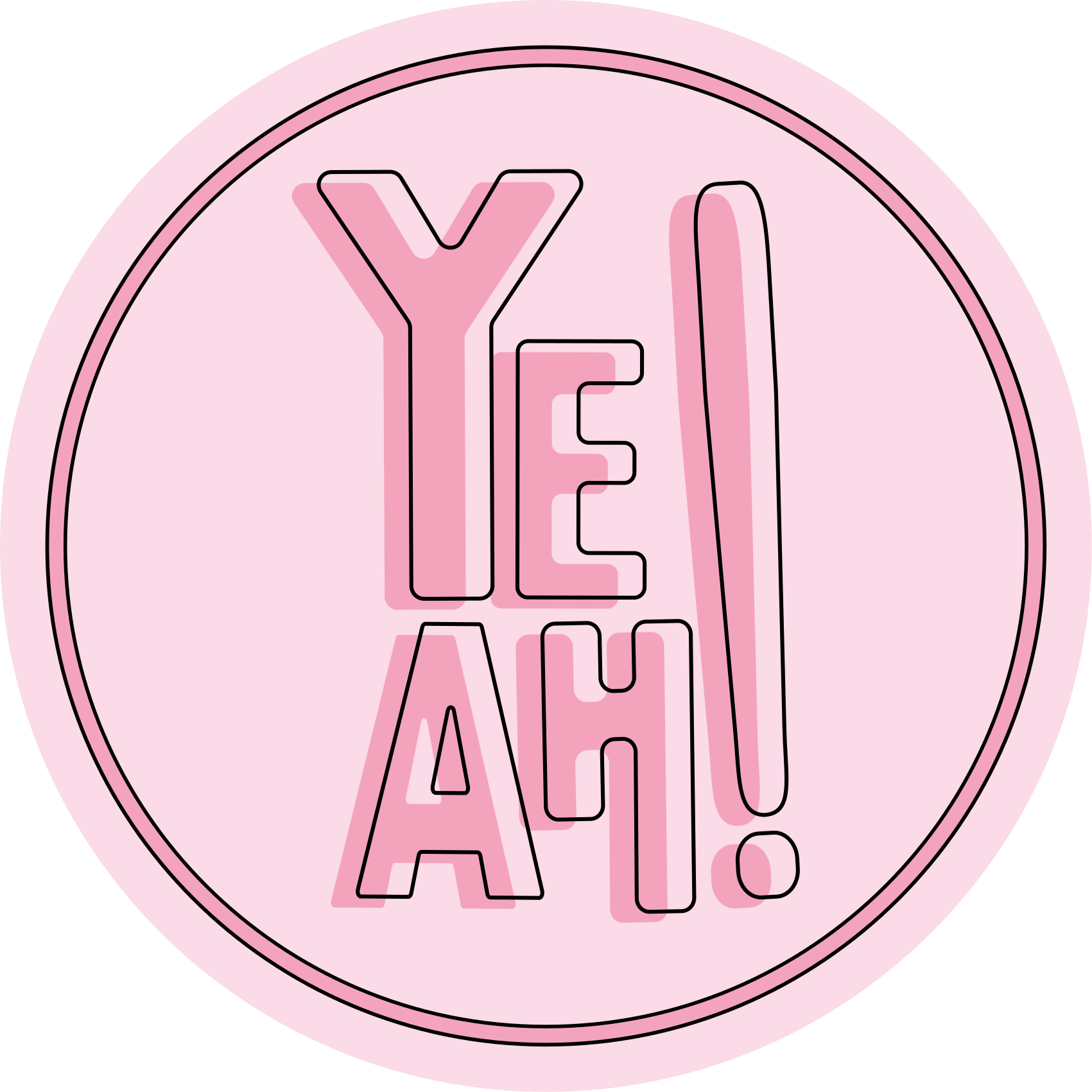 Kifejező szöveg motívum vinil szőnyegek - TenStickers