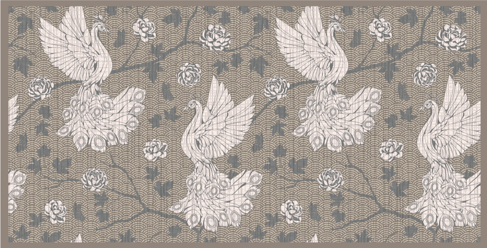 Darus kerti jelenet vinil szőnyeg állat - TenStickers