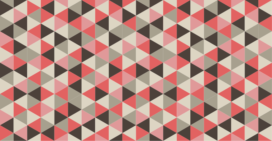 Szürke és rózsaszín háromszög mintás geometrikus szőnyegek - TenStickers