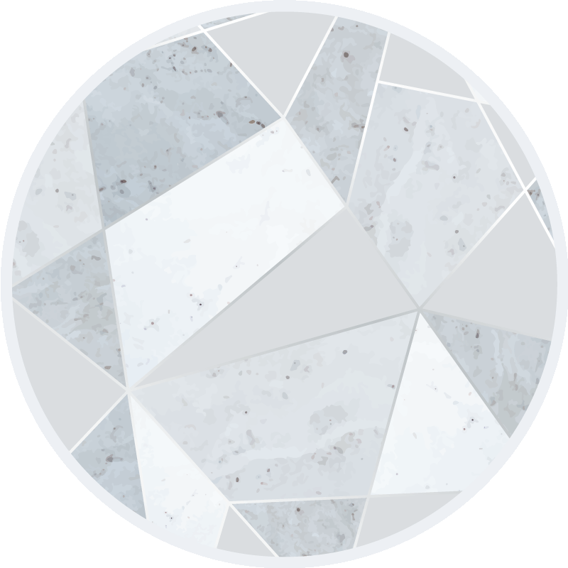 Márvány geometrikus vinil szőnyeg - TenStickers