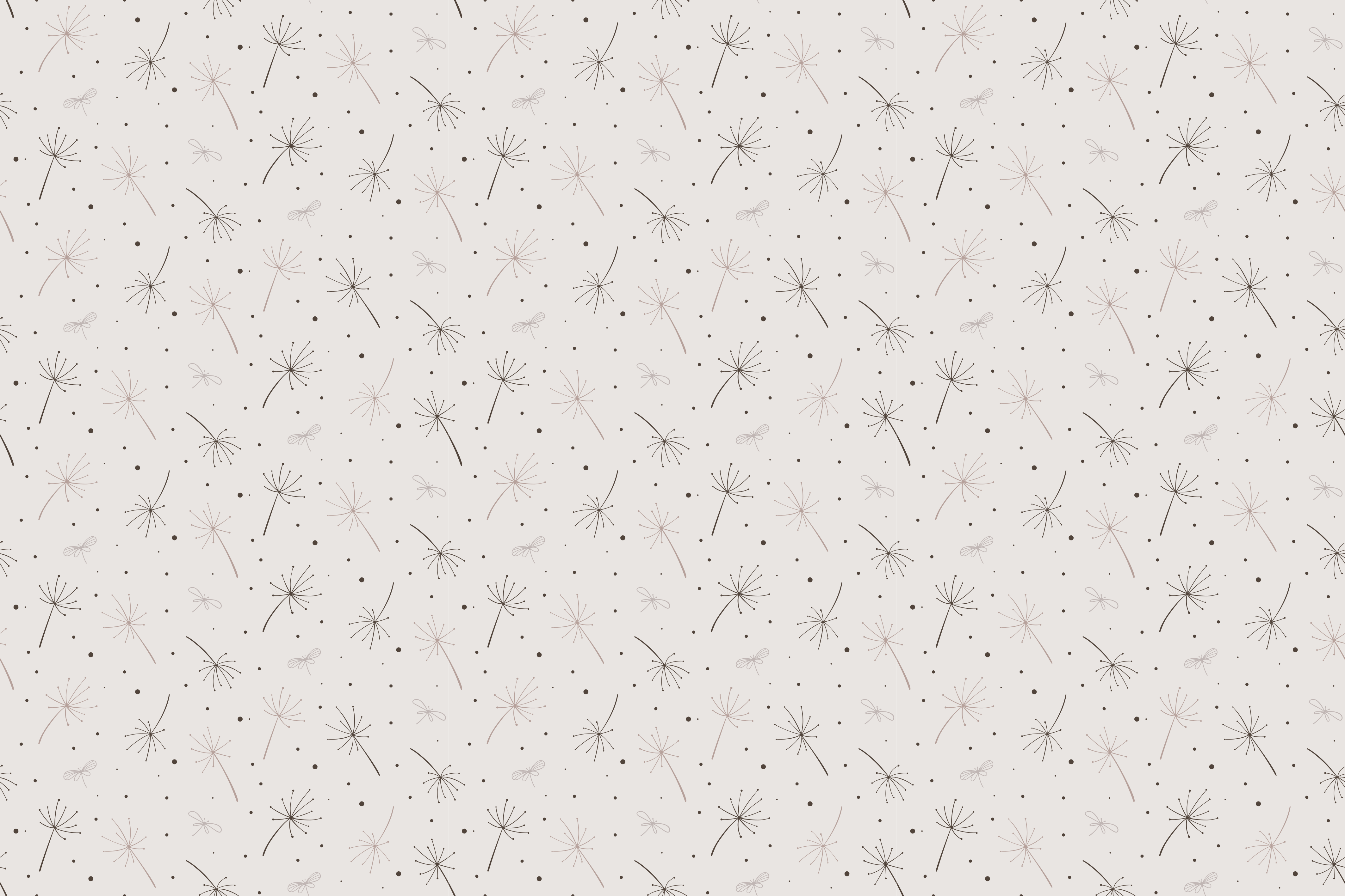 Pitypang minta vinil szőnyeg virágok és növények - TenStickers