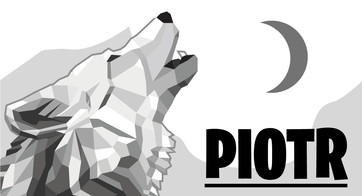 Geometrikus farkas Vinil szőnyeg nevekkel - TenStickers