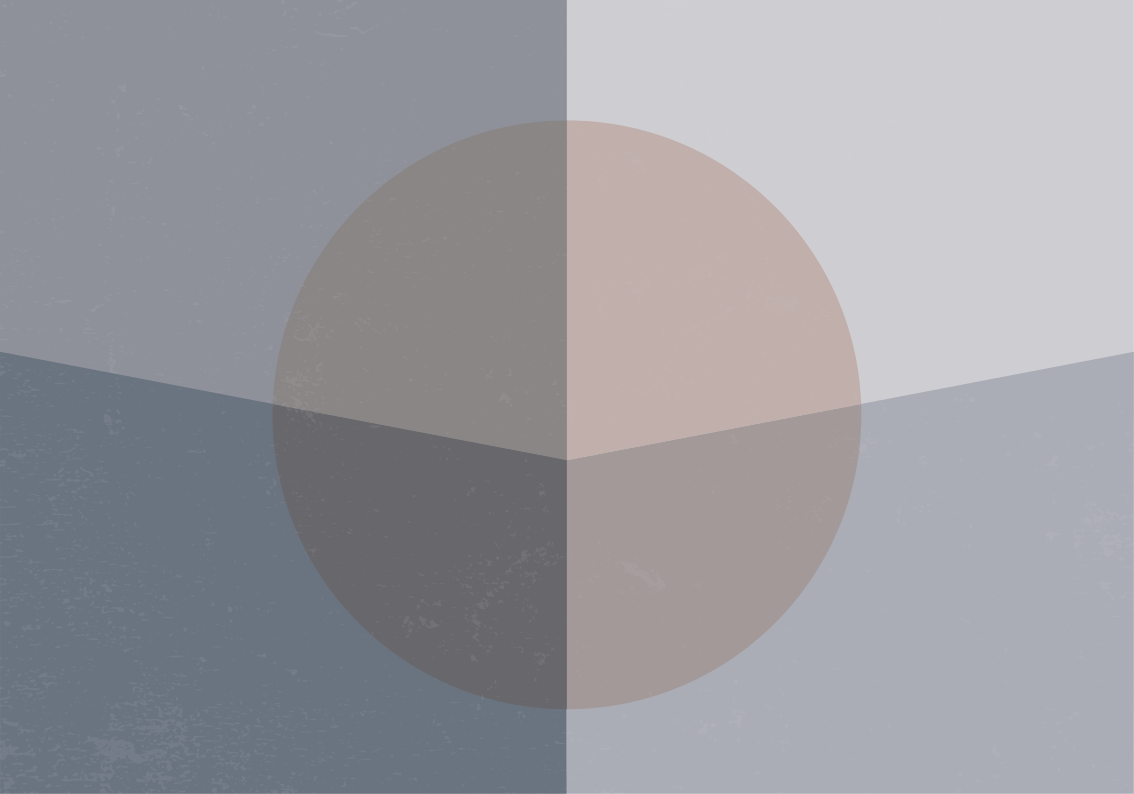 Egymást átfedő körök vinil szőnyeg geometriai - TenStickers