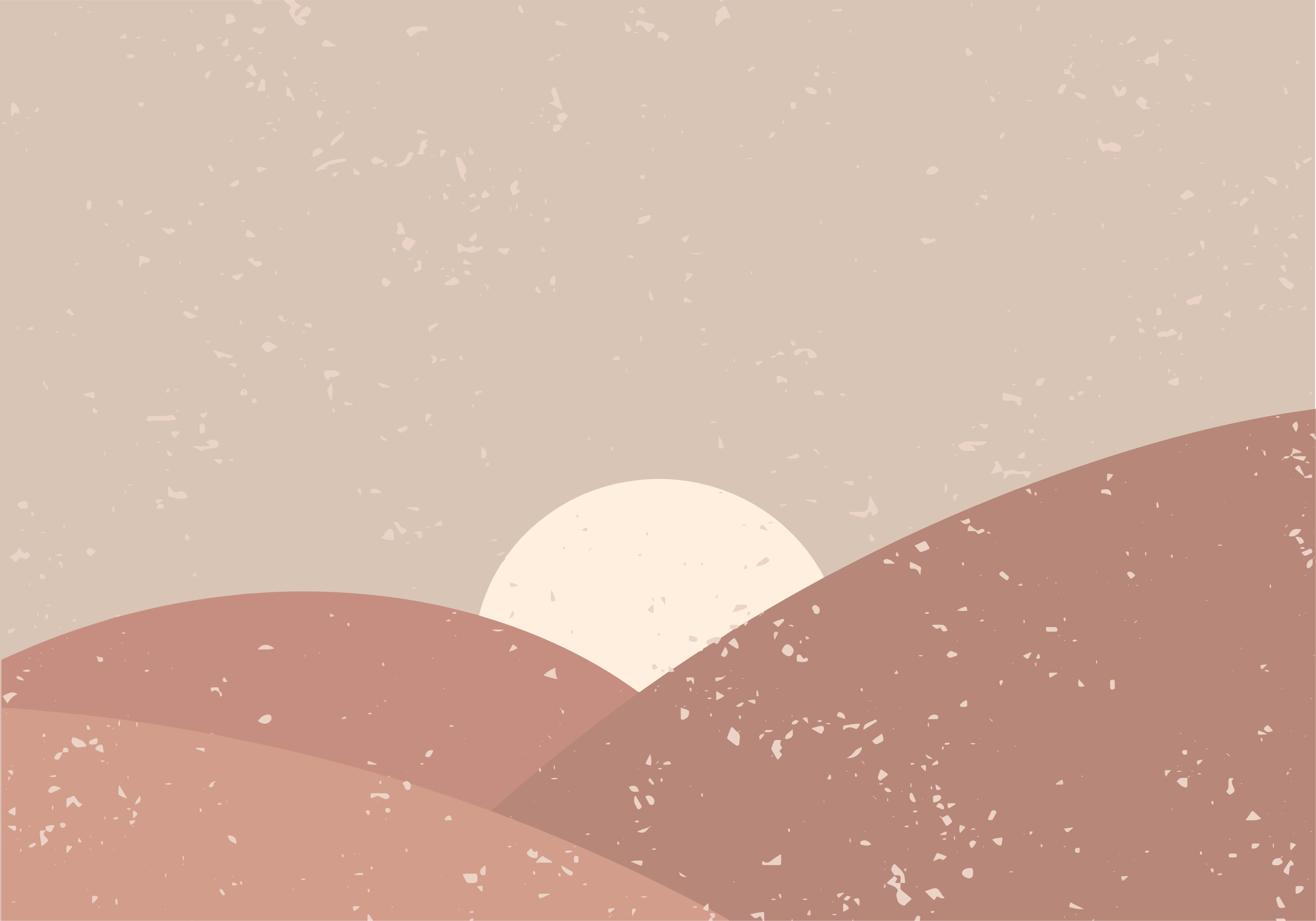 Absztrakt táj vinil szőnyeg minimalista - TenStickers