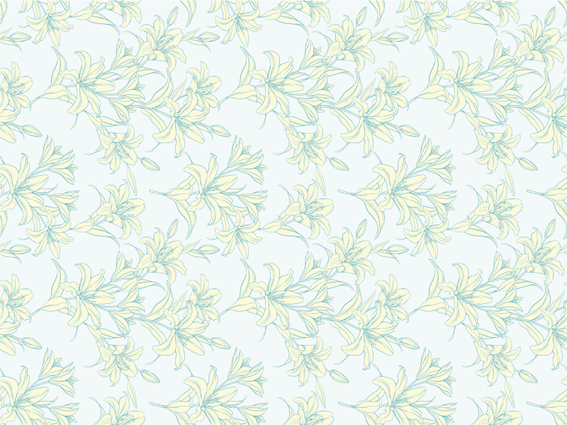 Gyengéd virágmotívum vinil szőnyeg mások - TenStickers