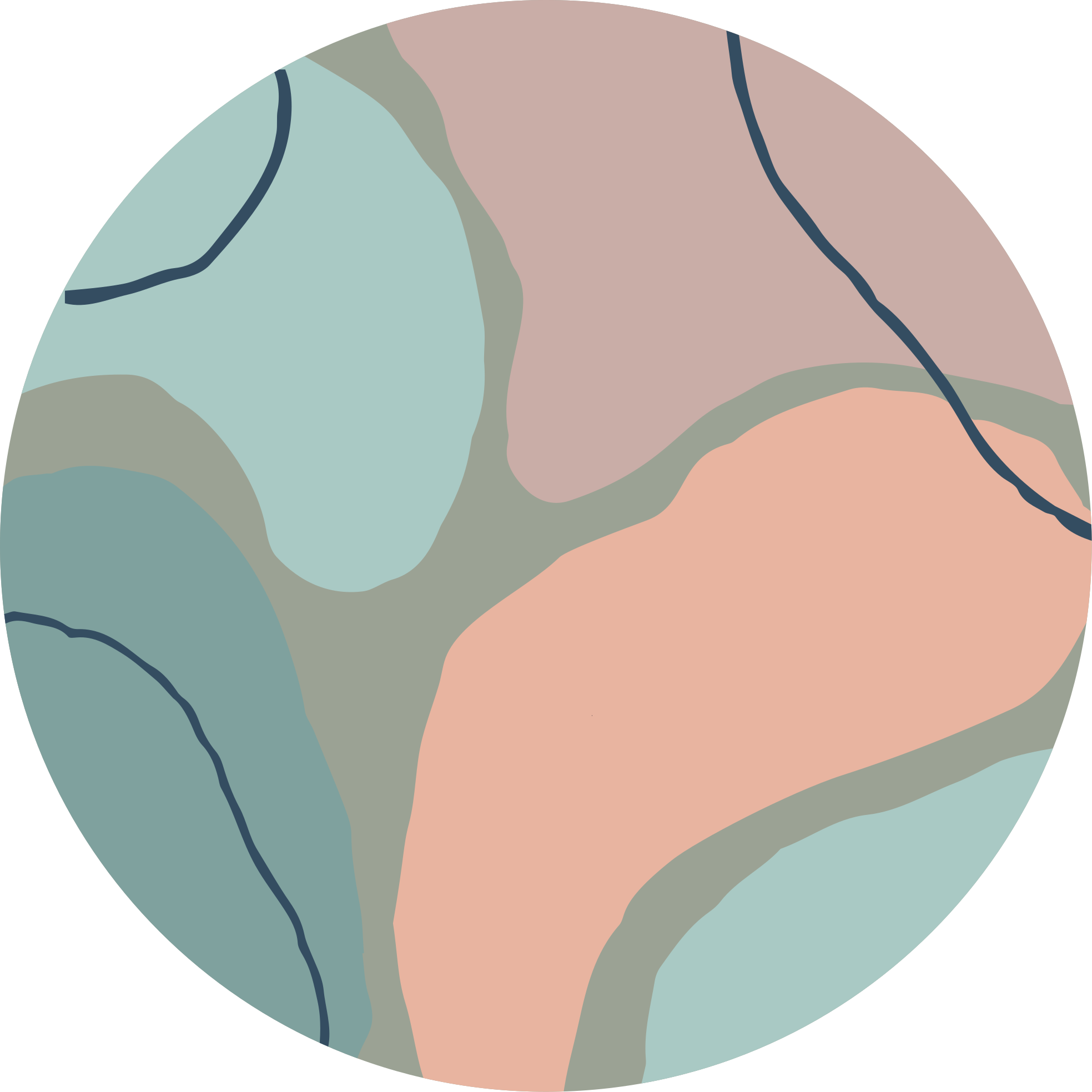 Absztrakt geometriai formák vinil szőnyeg minimalista - TenStickers